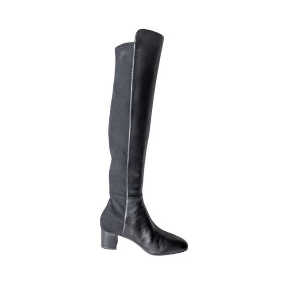 STUART WEITZMAN Yuliana Over The Knee Boot In Black Size 7.5 - Picture 6 of 10